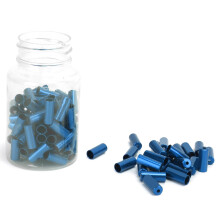 Blaue Bremskabelkappen aus Aluminumlegierung, 1,5 cm, 5 mm Innendurchmesser