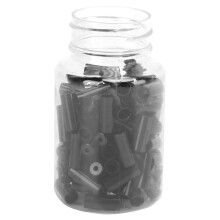 Aluminiumlegierung Bremskabelkappen 1,5 cm Schwarz, Korrosionsbeständig