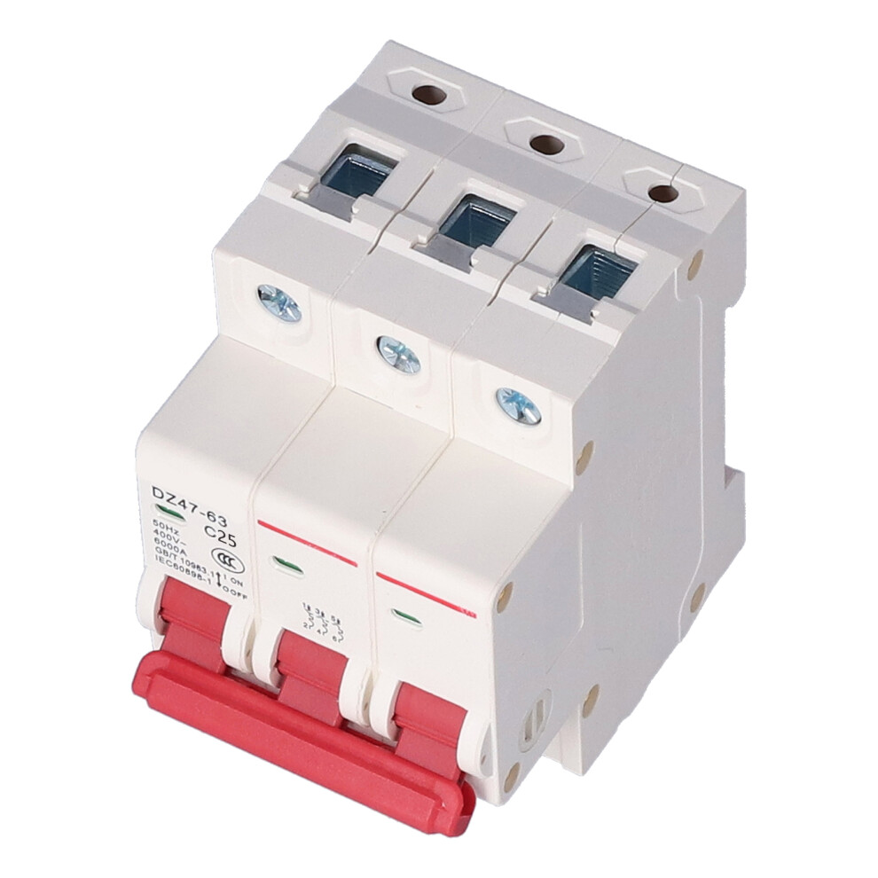 Miniature Circuit Breaker Din Rail Mount Pc Cover Household Air Switch Ac 400V 3P Dz47â6325A 7621322284683