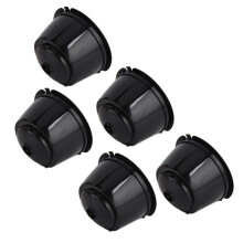 5 pièces 50 ml gobelet filtrant Ø54 mm x 35 mm de hauteur Melody noir
