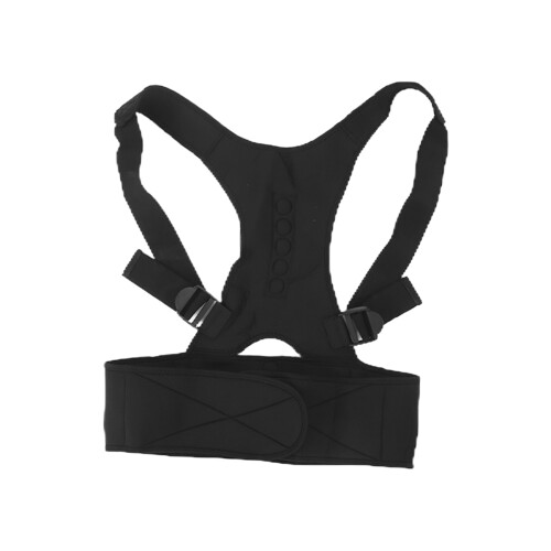 Gilet correttore posturale nero taglie M/L/XL 1