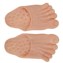 Pantofole grandi 253 g 26 x 13,5 cm Rosa giallastro