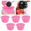 5 pezzi 50 ml rosa 54 mm tazza a capsula riutilizzabile Melody 15