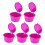 5 pezzi Rosso Rosa 50 ml Capsula riutilizzabile Ø 54 mm Altezza 35 mm 14