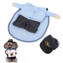 Costume da portalettere per animali con cappello, taglia XL