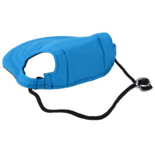 Casquette de baseball pour chien protection solaire réglable taille L bleu
