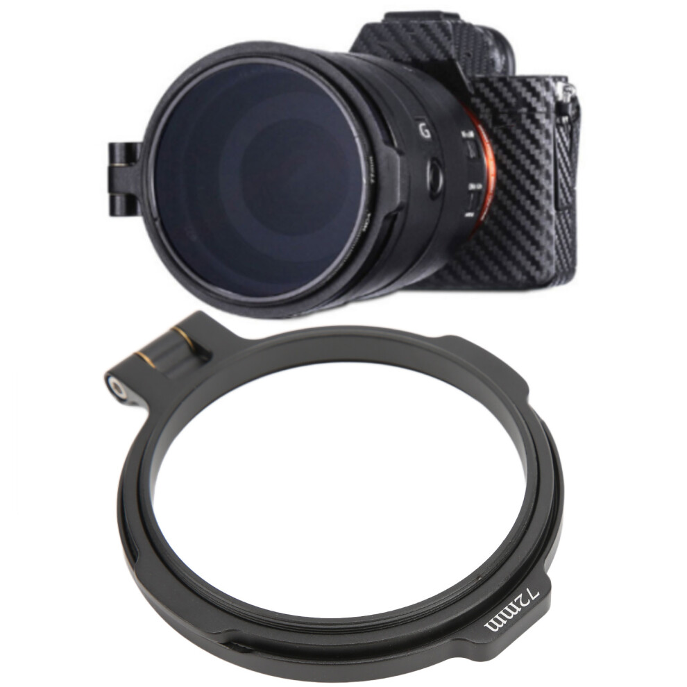 Lens Filter Holder Sturdy Durable Quick Switch Multi Sizes Convenient Lens Adapter Ring For Wide Angle Prime Zoom72mm 9461322287912