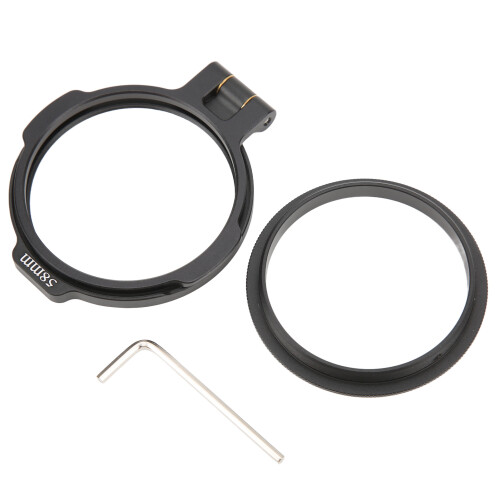 Lens Filter Holder Sturdy Durable Quick Switch Multi Sizes Convenient Lens Adapter Ring for Wide Angle Prime Zoom58mm 1