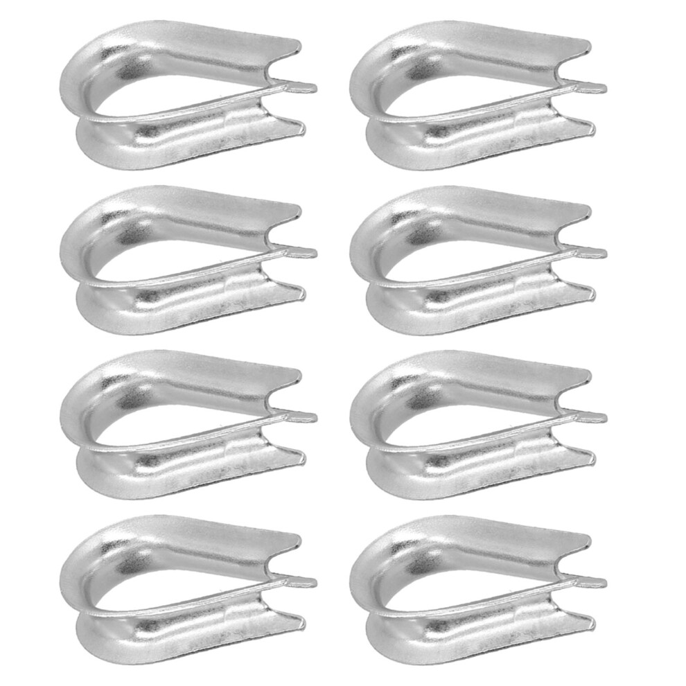50Pcs Wire Rope Thimble Stainless Steel Cable Rigging Tools For Shipbuilding Industry(M8ï¼8Mmï¼ ) 7691322288264