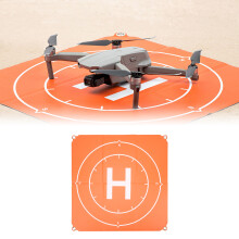 65 cm PU Tapis d'atterrissage pour drone 780 g FPV/mini2/A2S/M2 OrangeBlue