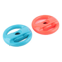 Volant de jeu pour Switch, ABS rouge/bleu