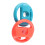 Volant de jeu pour Switch, ABS rouge/bleu 11
