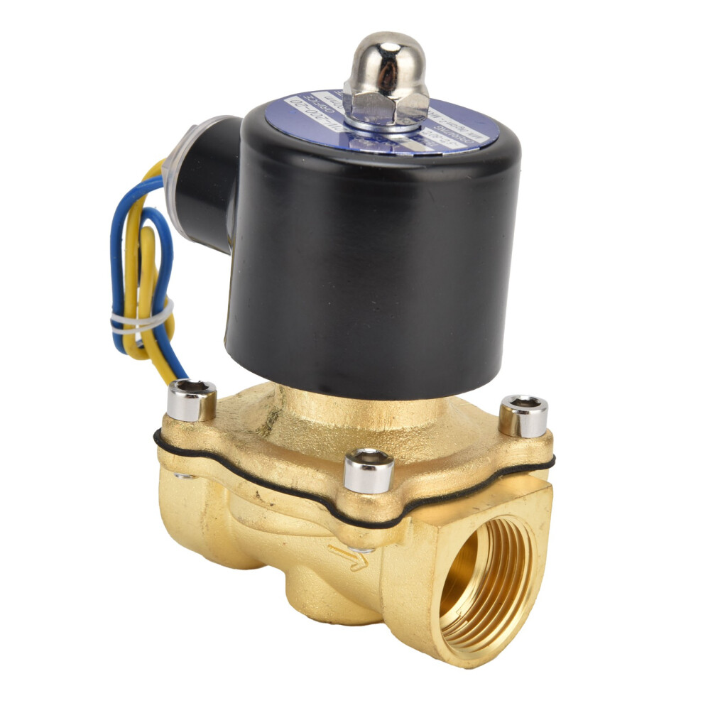 2Wâ200Â20 G3/4In Solenoid Valve Brass Normally Closed Electric Solenoid Valve For Water Air Gasdc24v 4951322290258