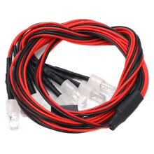 RC 8-LED Luci da 5 mm, cavo di 70 cm, 2 W 2R 4Y