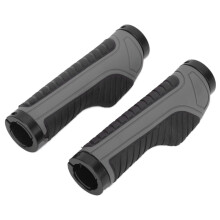 Poignées ergonomiques verrouillables pour vélo 135 mm 33 mm gris foncé