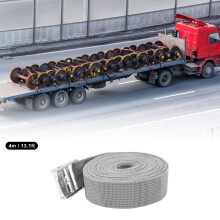 2 pièces sangle à cliquet en alliage de zinc 4 m gris haute résistance