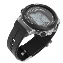 Kinder wasserdichte Sport-Digitaluhr 39,7 mm Schwarz mit Alarm & Stoppuhr