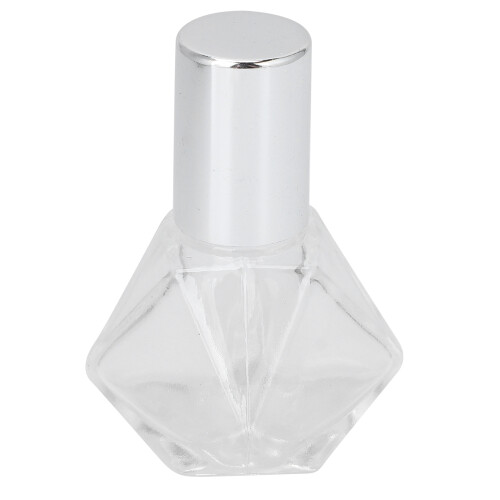 Flacon Roll-On réutilisable pour parfum 8 ml avec perles argentées 1