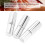 Ensemble de 3 flacons roll-on en verre de 5 ml – argent 4