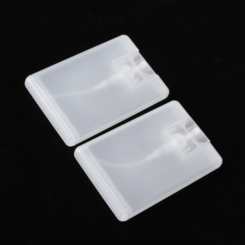 10 pezzi Cardcase bottiglie spray per profumo in plastica da 20 ml 2