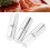 Ensemble de 3 flacons roll-on en verre de 5 ml – argent 1