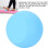 Palla da massaggio in silicone blu per yoga da 6,3 cm Trigger 8