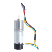 Moteur DC réducteur 25GA Ø25 mm arbre de 49,5 mm 170 tr/min