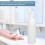 Bouteille de mousse blanche 150 ml pinceau en silicone 9