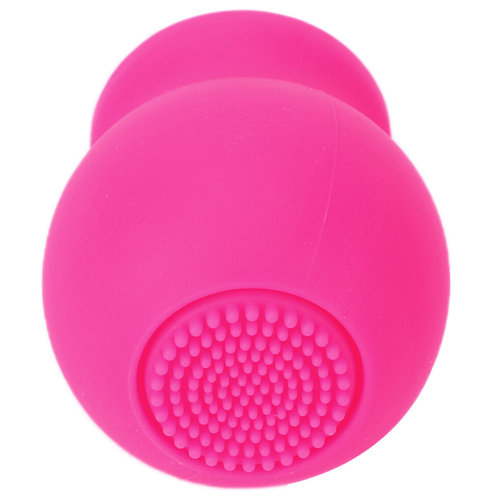 Lip Plumper Device Beauty Mouth Quickly Face Clean Massage Silicone Lip Pump With BrushPink