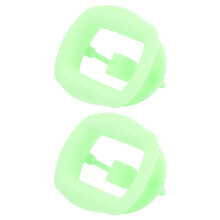 2 pièces rétracteurs de joue en silicone vert clair ouvre-bouche