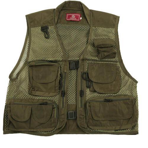 Gilet da pesca MultiPocket in mesh traspirante XL 1