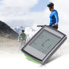 BC235 Odometro per bicicletta 200mAh 6.6x4.7x2cm Nero