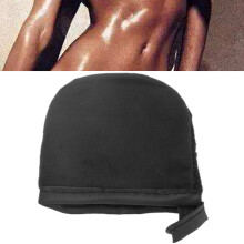 Wiederverwendbarer schwarzer Bräunungs-Handschuh – Schwamm & Mikrofaser, gleichmäßige Anwendung