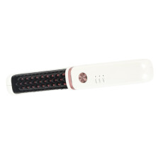 Spazzola lisciante per capelli USB 4000mAh bianca 3 livelli