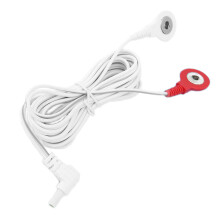 0,09 po Fils d'électrodes 59 po 2-en-1 Rouge/Blanc