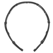 Bandeau rétractable compact noir pour filles taille unique