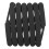 Bandeau rétractable compact noir pour filles taille unique 12