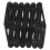 Bandeau rétractable compact noir pour filles taille unique 7
