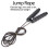 Corde à sauter rapide, longueur réglable, PVC, noir 4