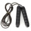 Corde à sauter rapide, longueur réglable, PVC, noir 2