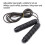 Corde à sauter rapide, longueur réglable, PVC, noir 5