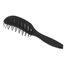 Petit peigne courbé en ABS/Nylon 23,5x4,2x3 cm Noir