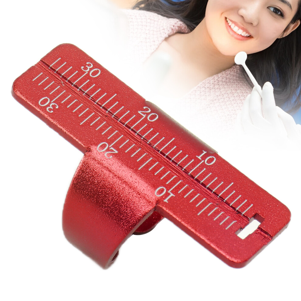 Endo Ruler Ring Aluminium Alloy Oral Gauge Endodontic Span Measure Dental Instrumentsred 8191322299233