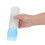 Bottiglia blu riutilizzabile con applicatore per shampoo 4