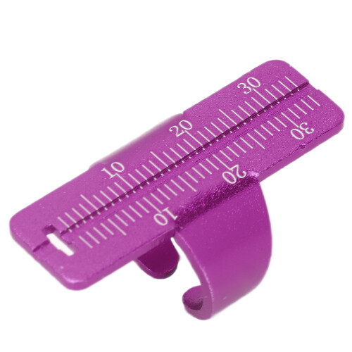 Righello per dito Endo Gauge 0,01 mm alluminio viola 1