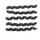 5 pezzi protettore per linea filettata nero 60 mm TPR 16