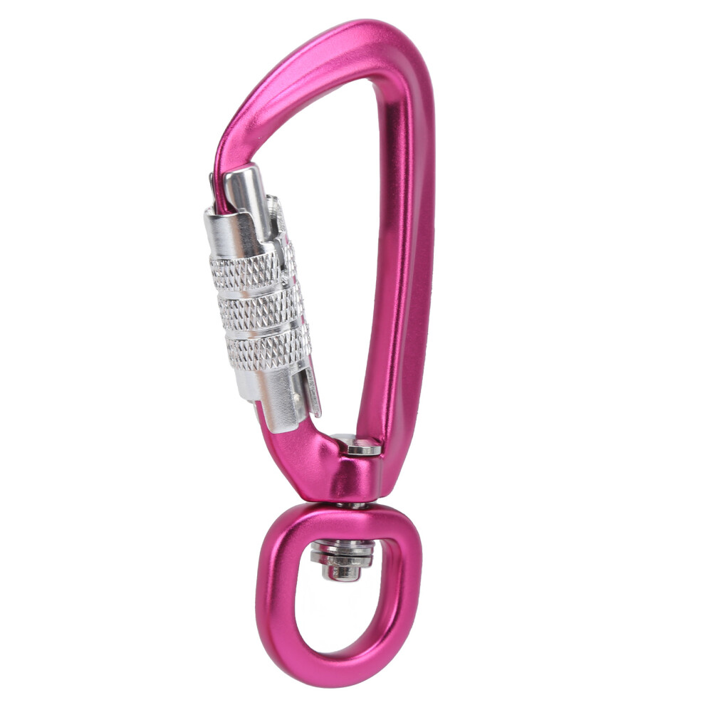 Carabiner Clip Auto Locking 360 Rotational Hook Accessory For Dog Leash Hammocks Backpackspink 9391322300024