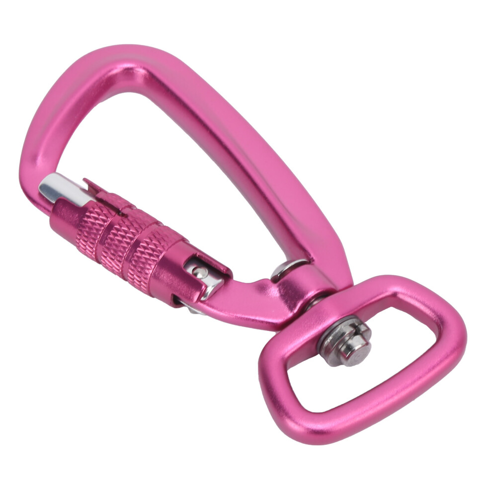 Carabiner Clip Auto Locking Square Bottom 360 Rotational Hook Accessory For Dog Leash Hammocks Backpackspink 8771322300056