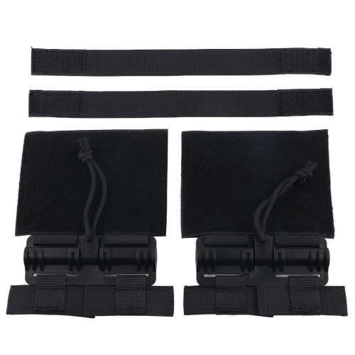 2 pièces de boucle MOLLE pour cummerbund à libération rapide Noire 1