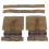 Ensemble de 2 boucles MOLLE à dégagement rapide pour cummerbund, couleur tan 3